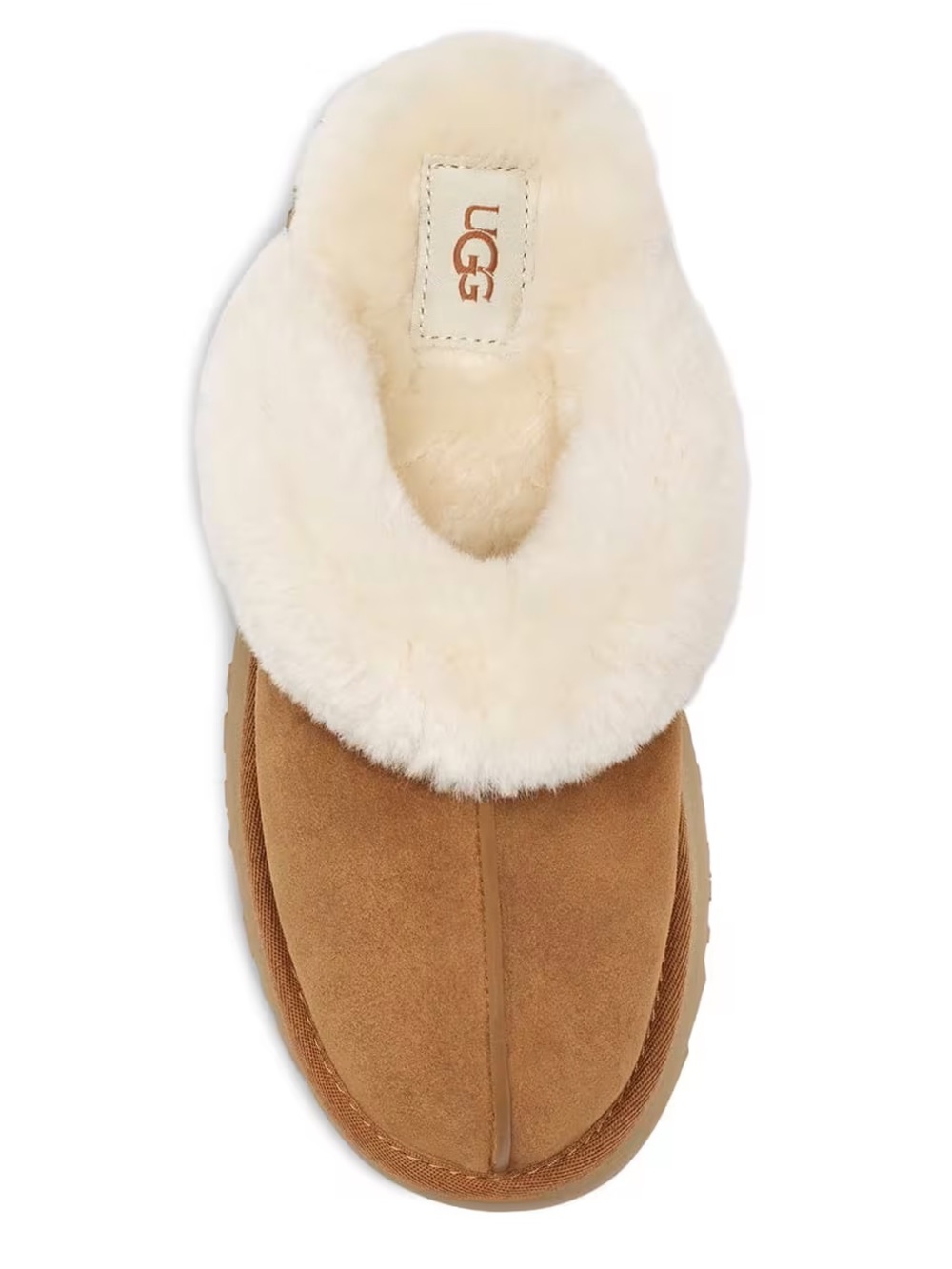 UGG disquette slippers Cozy Chestnut Shearling Clog Slippers for Women - Picture 2 of 6
